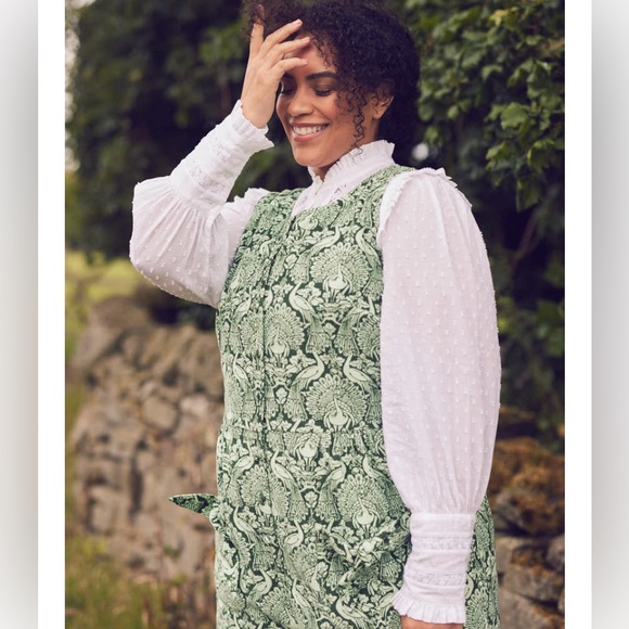 Laura Ashley x Joanie Deryn Peacock
Damask Print Corduroy Jumpsuit US Sz 12 - Picture 7 of 9